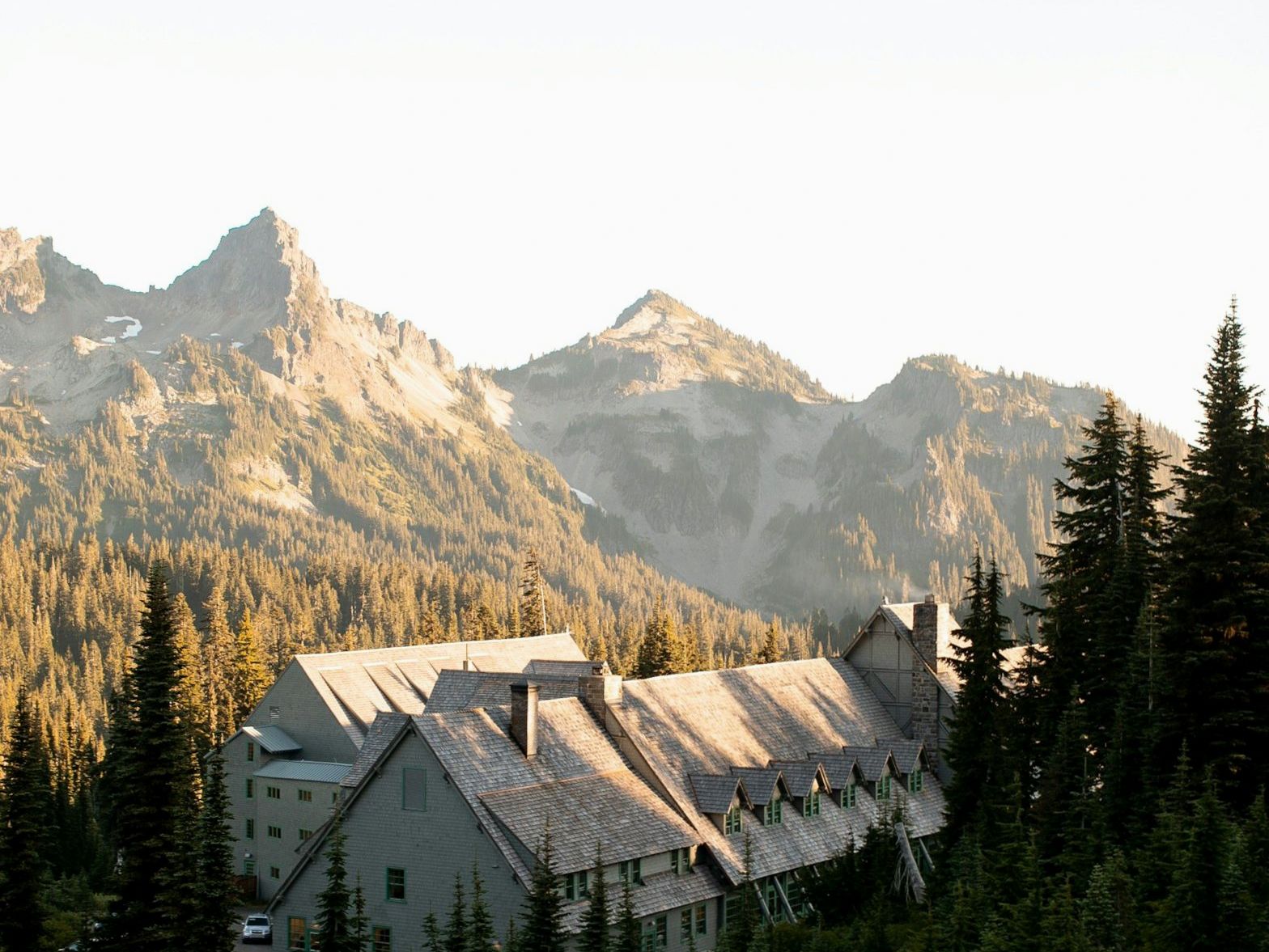 Fictional natural surroundings of Pine and Velvet Lodge