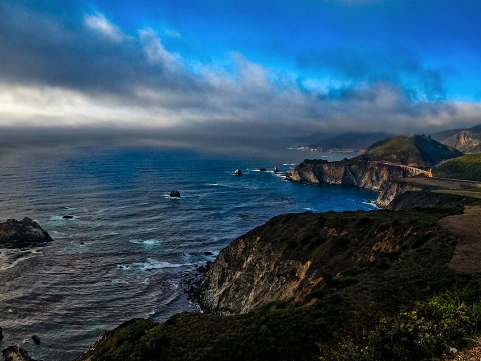 Coastal scenery representing a seaside experience